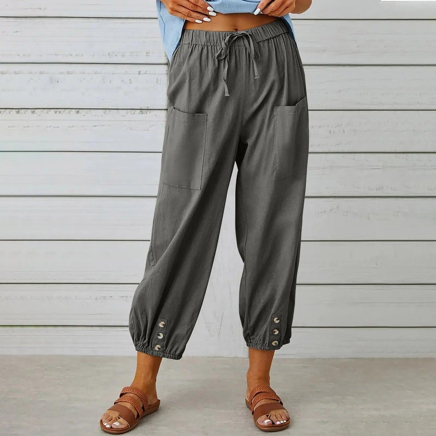 Zayrina - Pantalon jogger décontracté